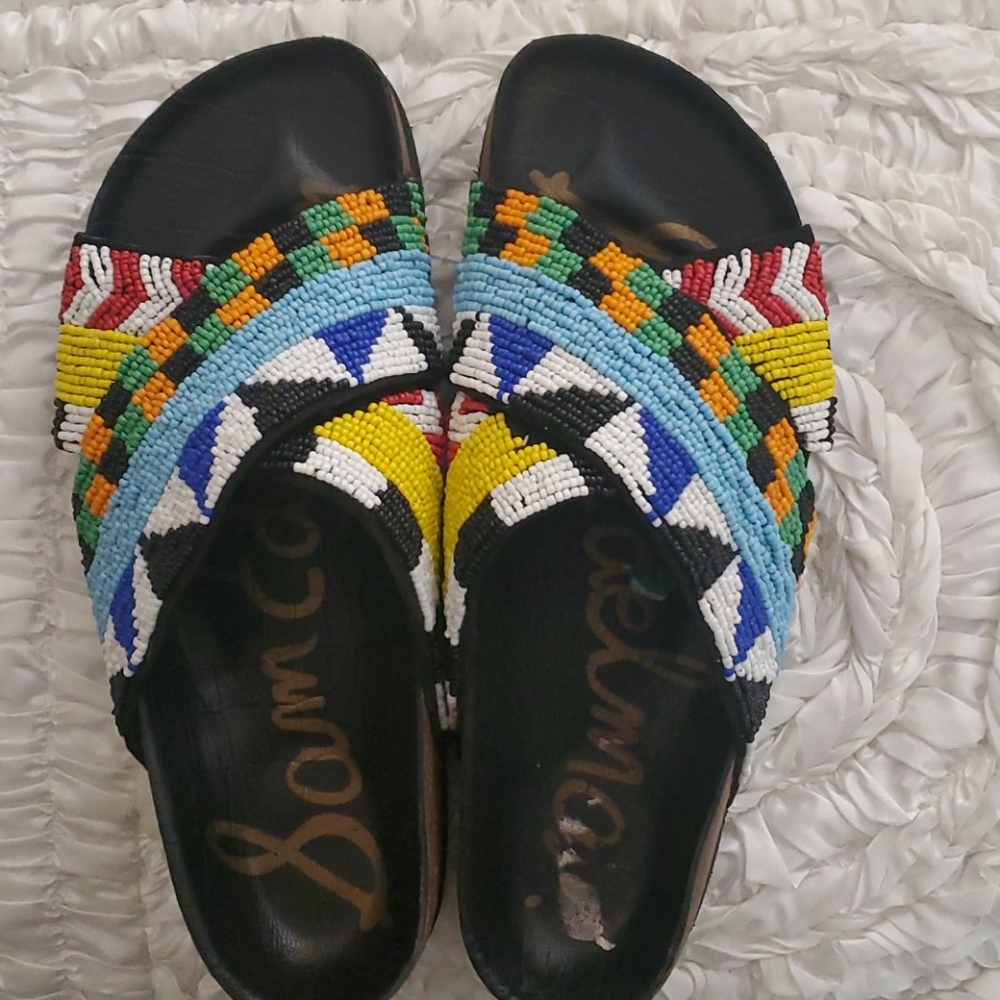 Sam Edelman beaded sandals